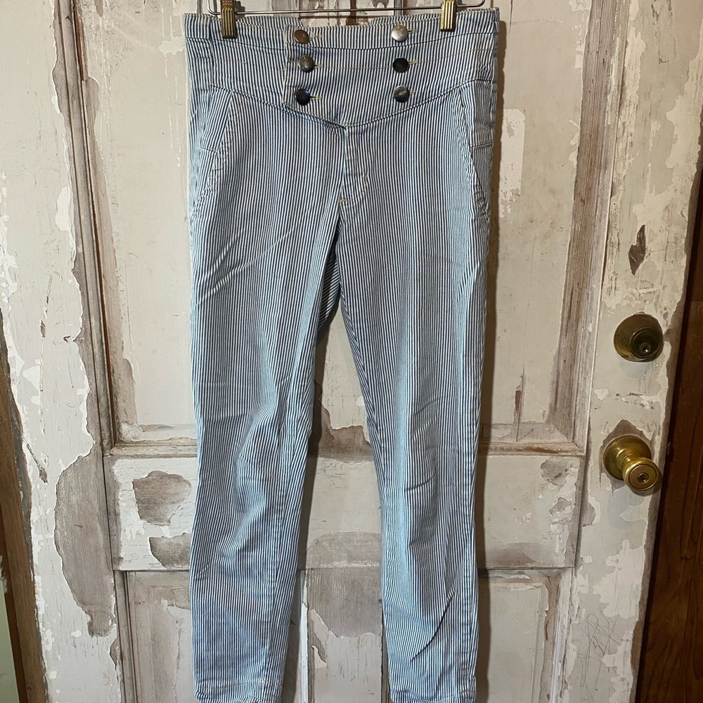Lux || High Waisted Stripped Pants